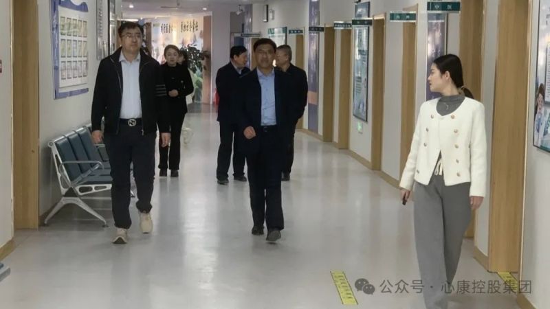 新泰市汶南鎮(zhèn)黨委書記陳濤來心康控股集團參觀指導工作